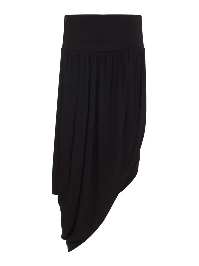 Gonna midi intrecciata Nero