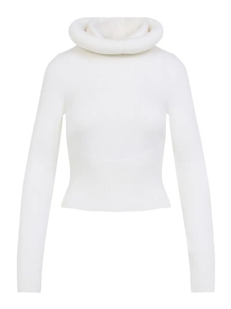 Pullover incappucciato Bianco
