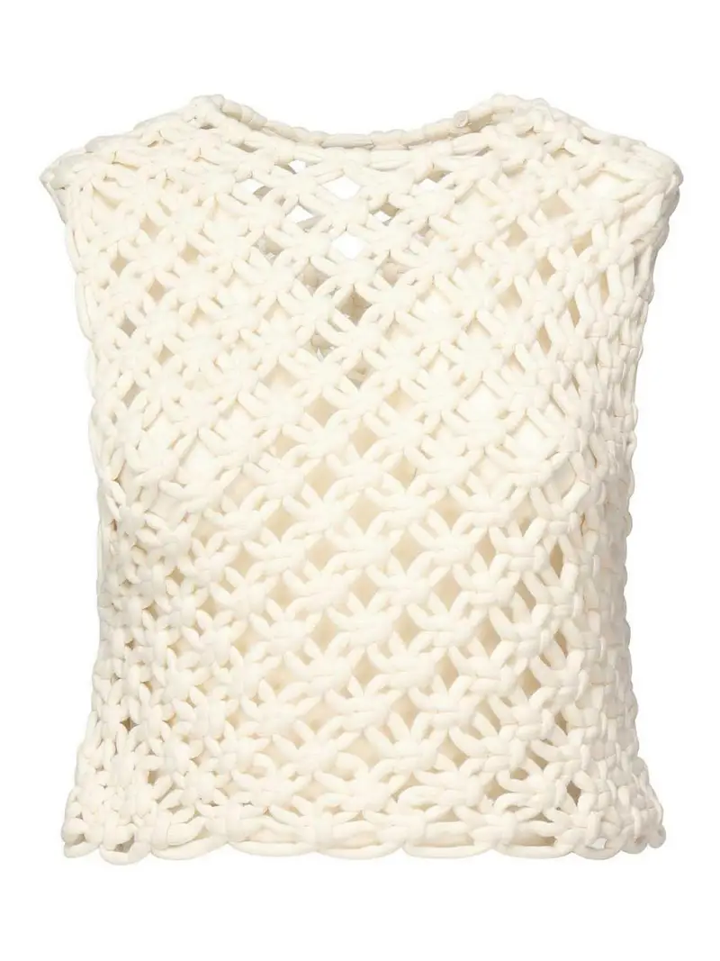 Alaïa Top Bianco 3267428