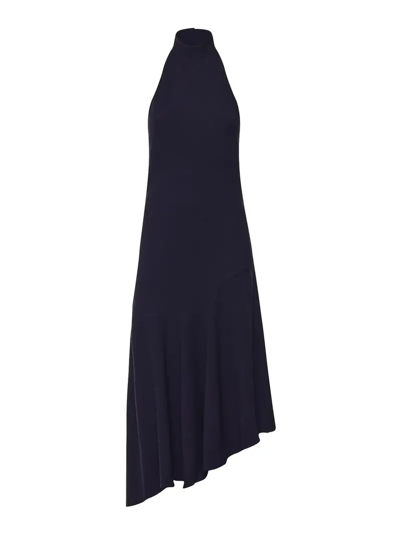 Vestito Asimmetrico In Viscosa Bianco