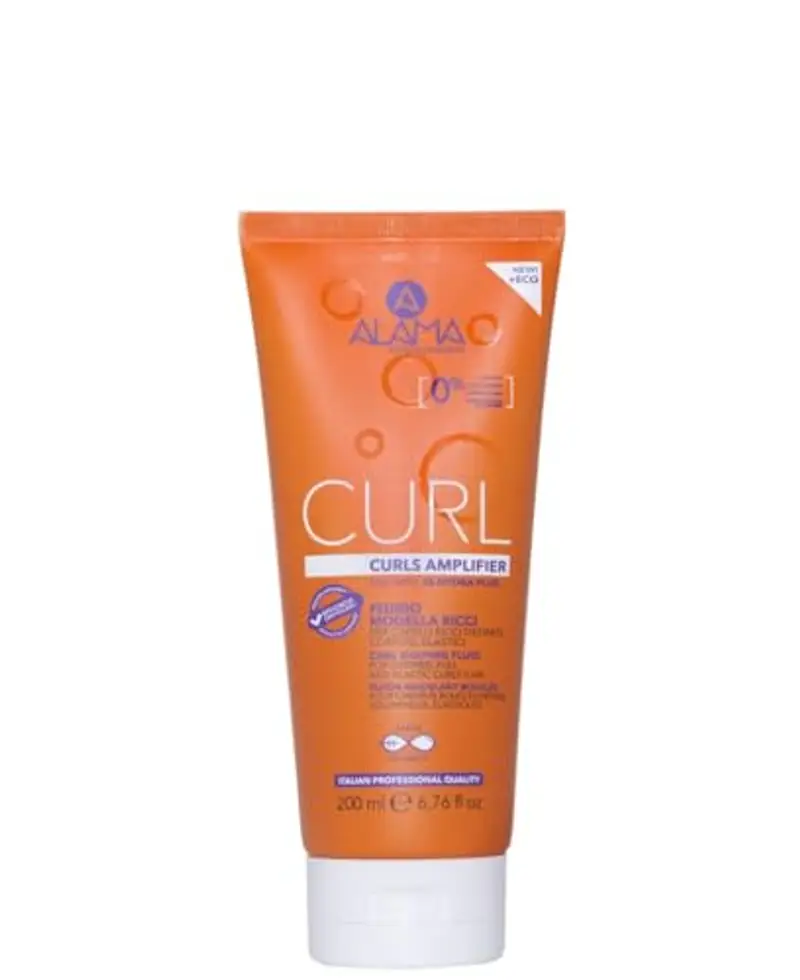 Alama Professional Curl, Fluido Modellante per Capelli Ricci Definiti, Corposi ed Elastici, Anti Crespo e Idratazione a Lunga Durata, 200 ml