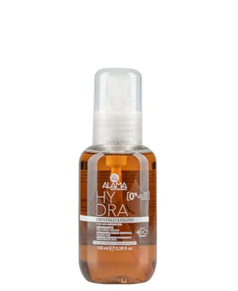 Alama Professional Hydra Cristalli Liquidi Idratanti per Capelli Secchi, Ambra, 100 ml