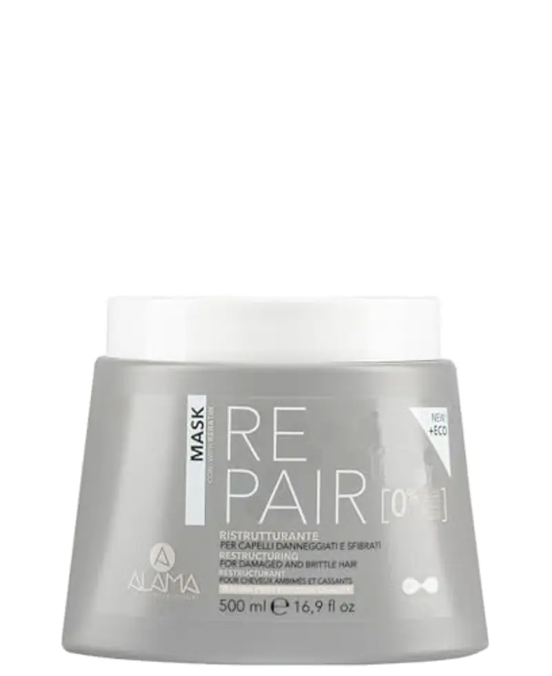Alama Professional Repair Maschera Ristrutturante per Capelli Danneggiati e Sfibrati, 500 Millilitri