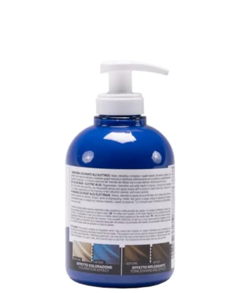 Alama Professional S.O.S Color&Go Maschera Colorata Blu Elettrico, Nutriente, Ravvivante, Riflessante Tonalizzante per Capelli Naturali, Colorati e Con Mèches miniatura 2