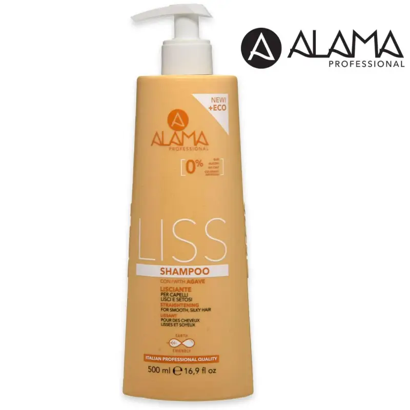 professional shampoo lisciante capelli lisci e setosi 500 ml