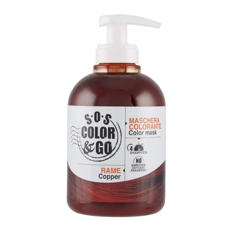 s.o.s. & go mask maschera colorante rame 300 ml