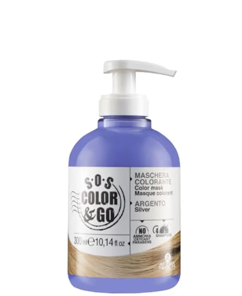 Alama SOS Color e Go Maschera Colorante Argento Capelli 300ml