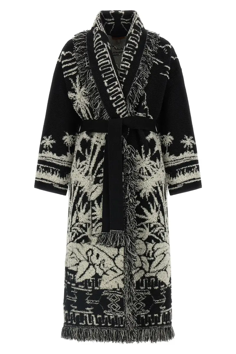 Cappotto 'Palm Grove Tales' Bianco