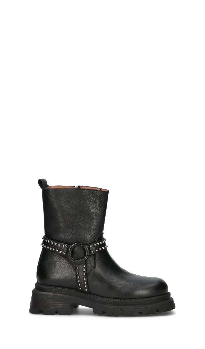 Tronchetto donna nero in pelle Vario