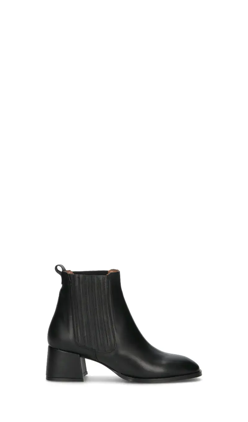 Tronchetto donna nero in pelle Vario