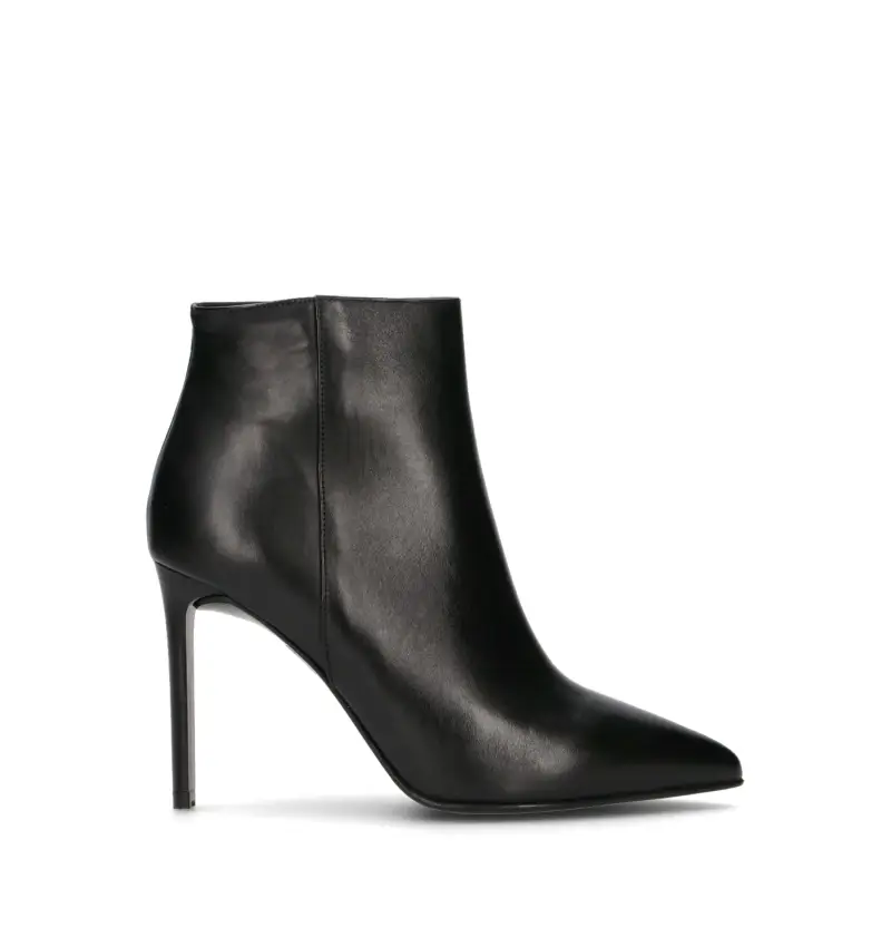 Tronchetto donna nero in pelle Vario