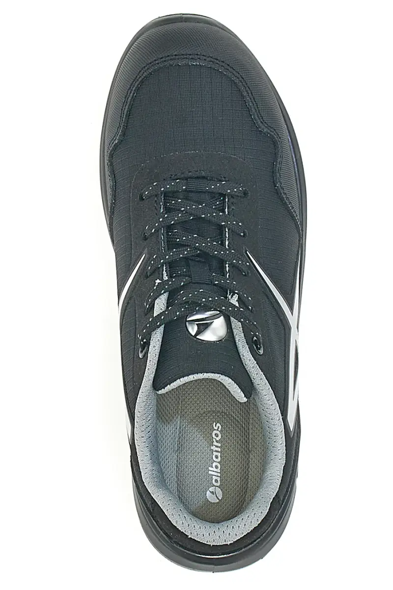 Scarpe antinfortunistiche nere con puntale in fibra di vetro Albatros DRIFTER LOW S1P [NERO miniatura 3