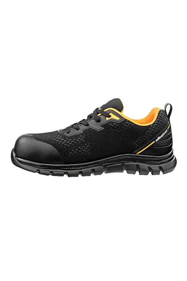 Scarpe antinfortunistiche nere leggere S1PS SR Albatros Levitate Orange Low [NERO miniatura 2