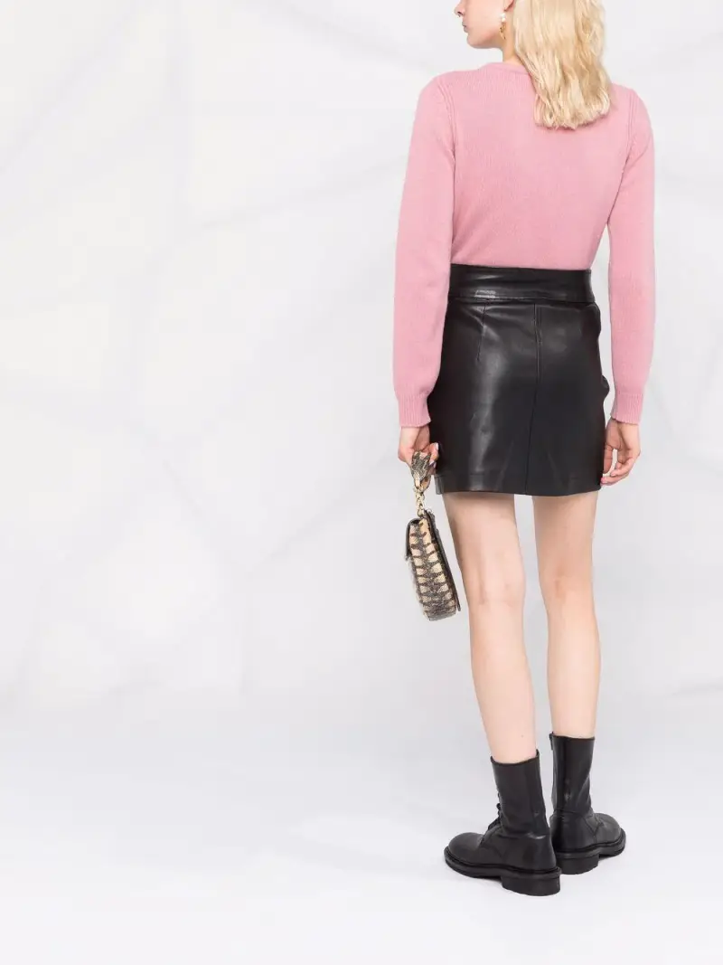 1176 Maglia Rosa G/c Scrt Fucsia Lana miniatura 3