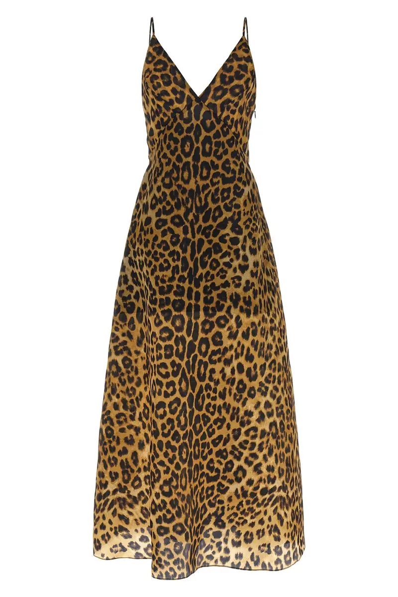 Abito Organza Marrone