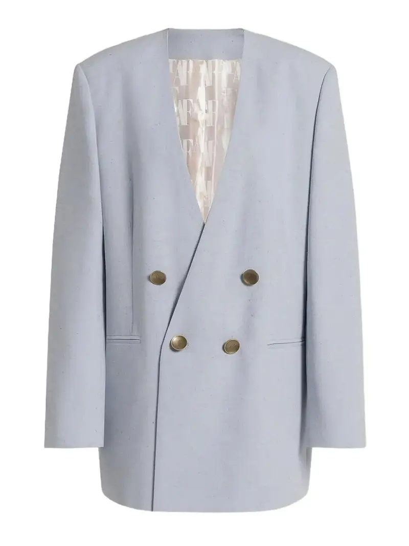 Blazer doppiopetto Azzurro