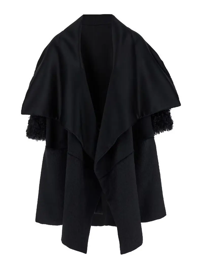 Cappotto reversibile Nero