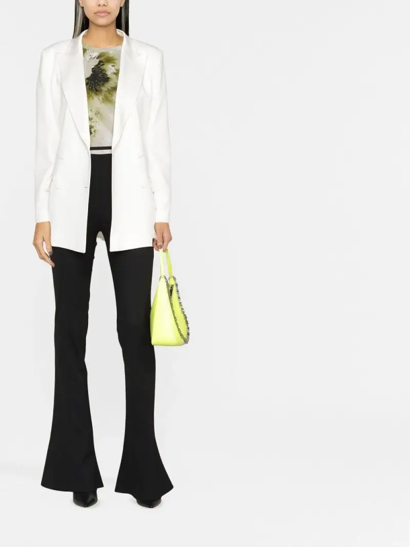 Giacca Donna Bianca Acrilico miniatura 2