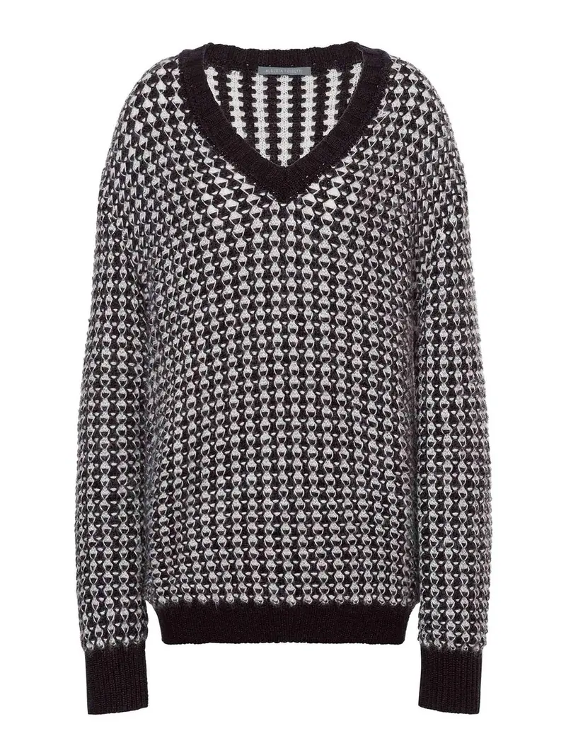 Maglia Misto Mohair Nero