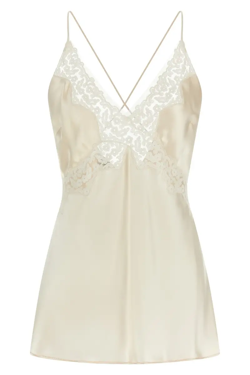 Alberta Ferretti Top Beige 4226479