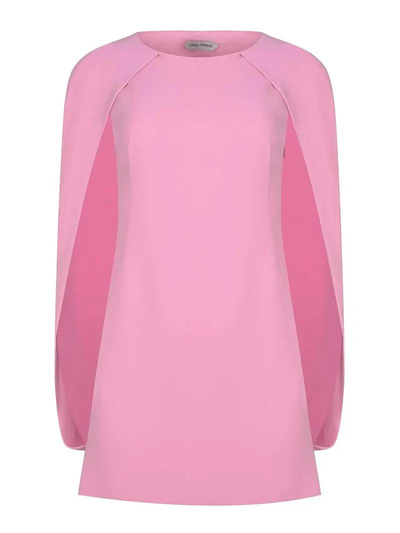 Vestito realizzato in misto viscosa Color Carne E Neutri