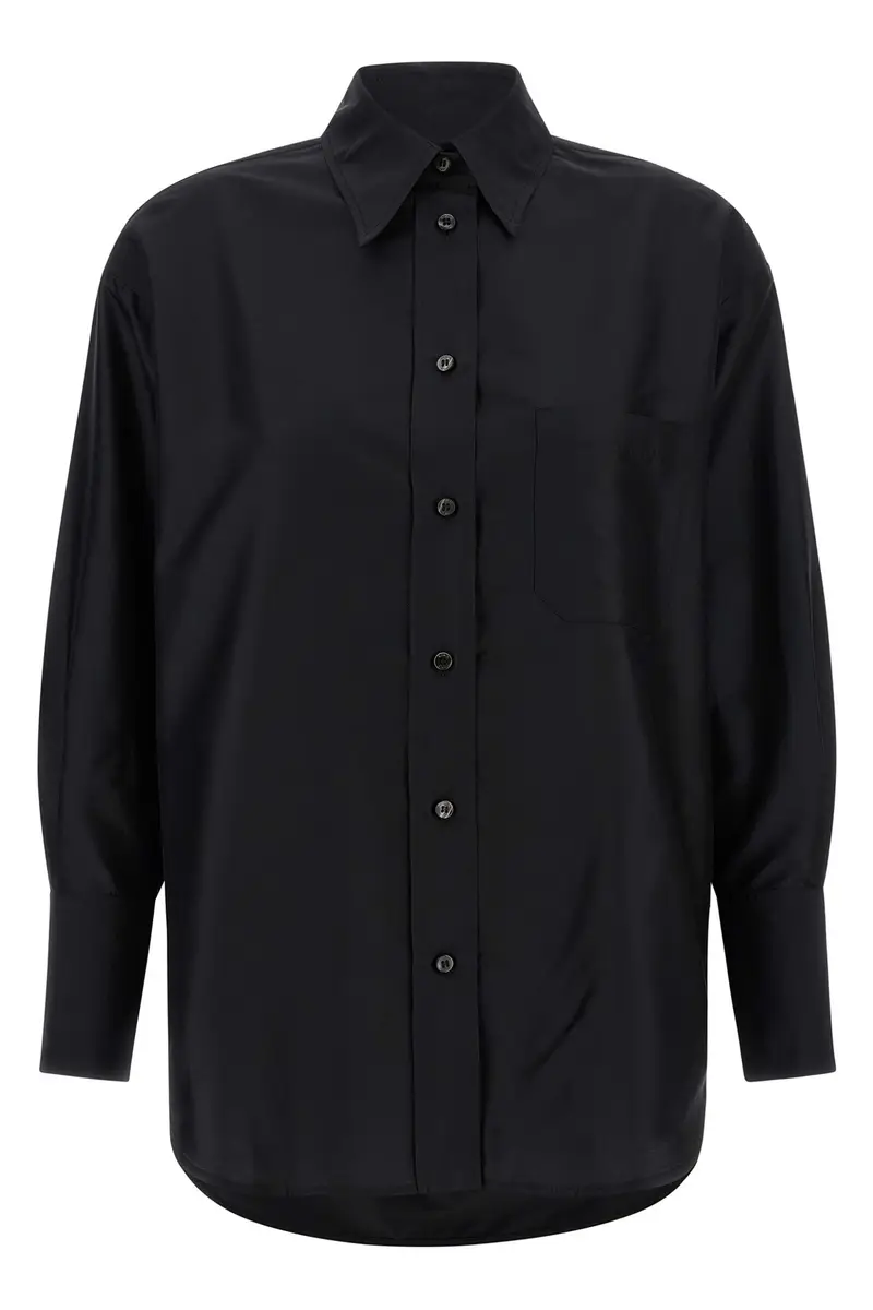 Camicia Seta Nero