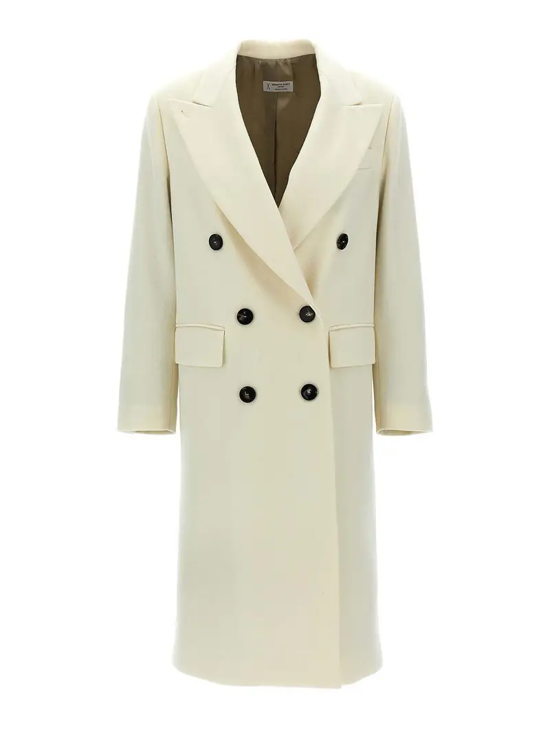 Cappotto Doppiopetto Bianco