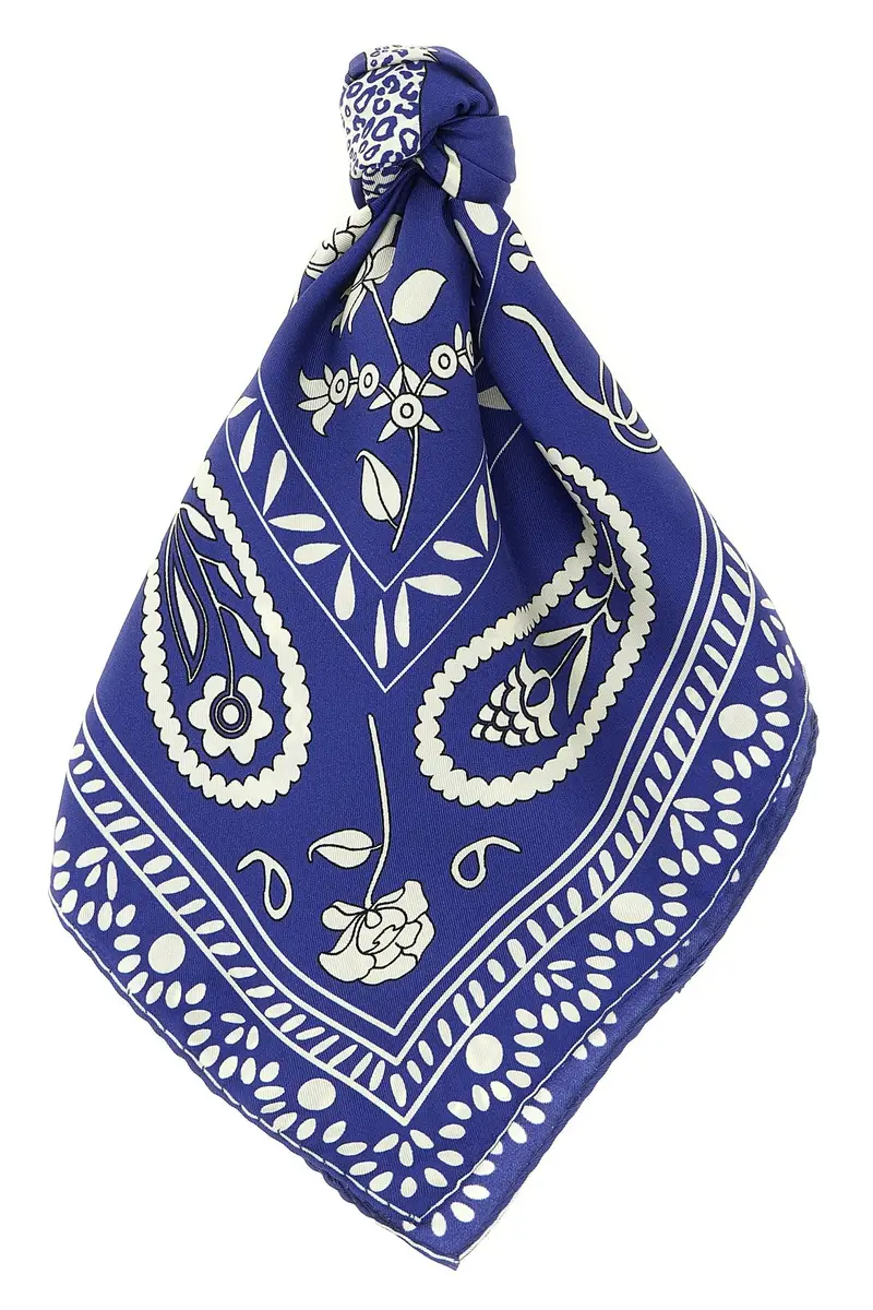 Foulard Seta Blu