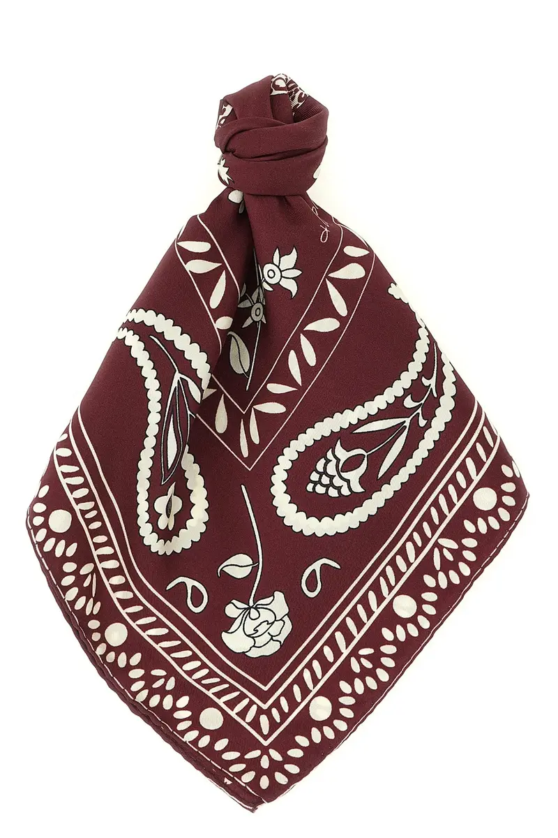 Foulard Seta Bordeaux