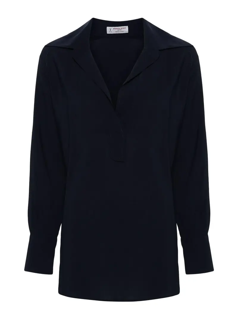 Georgette Blouse Blu