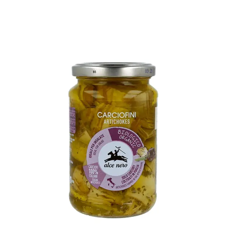 spa Carciofini Sott'Olio Biologici Alce Nero 330g