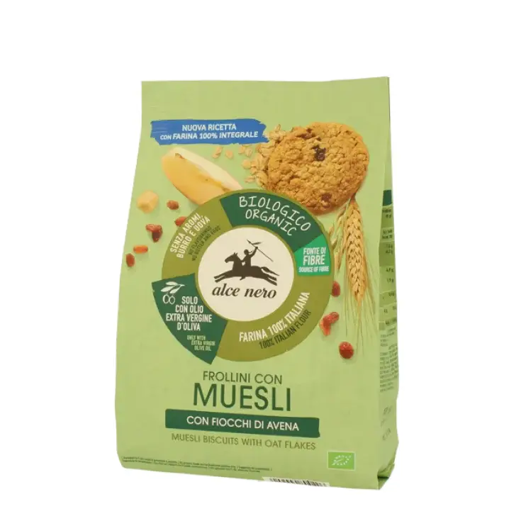 spa Frollini Con Muesli Biologici Alce Nero 350g