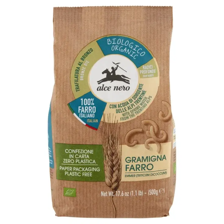 spa Pasta di Farro Gramigna Alce Nero 500g