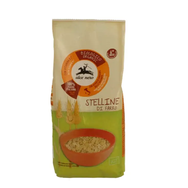Stelline Farro Biologiche Alce Nero 500g