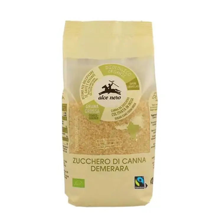 Zucchero Di Canna Demerara Biologico Alce Nero 500g