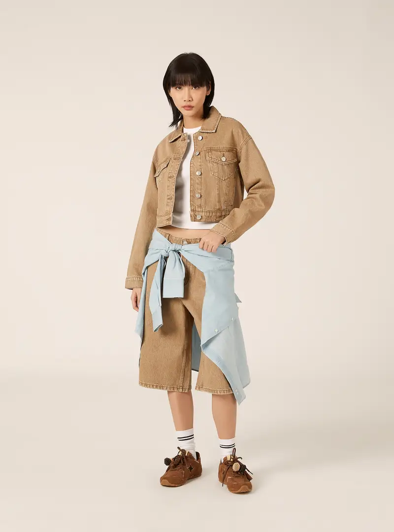 Bermuda jorts in denim colorato TB2 TOBACCO