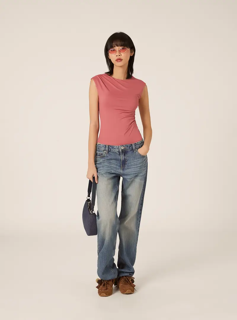 Body effetto arricciato PK1 PINK