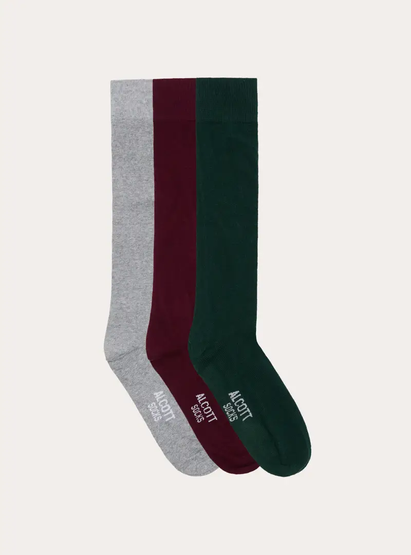 Calzini uomo basic set da 3