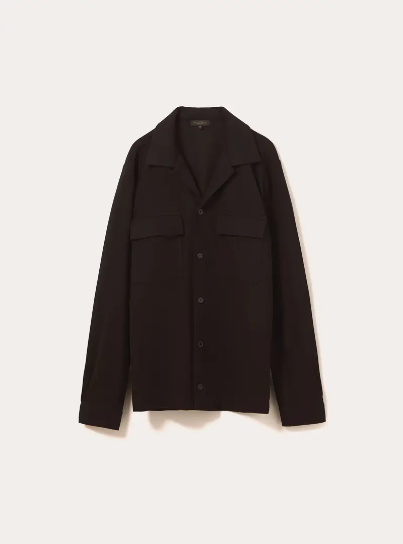 Camicia con tasconi Flannel effect