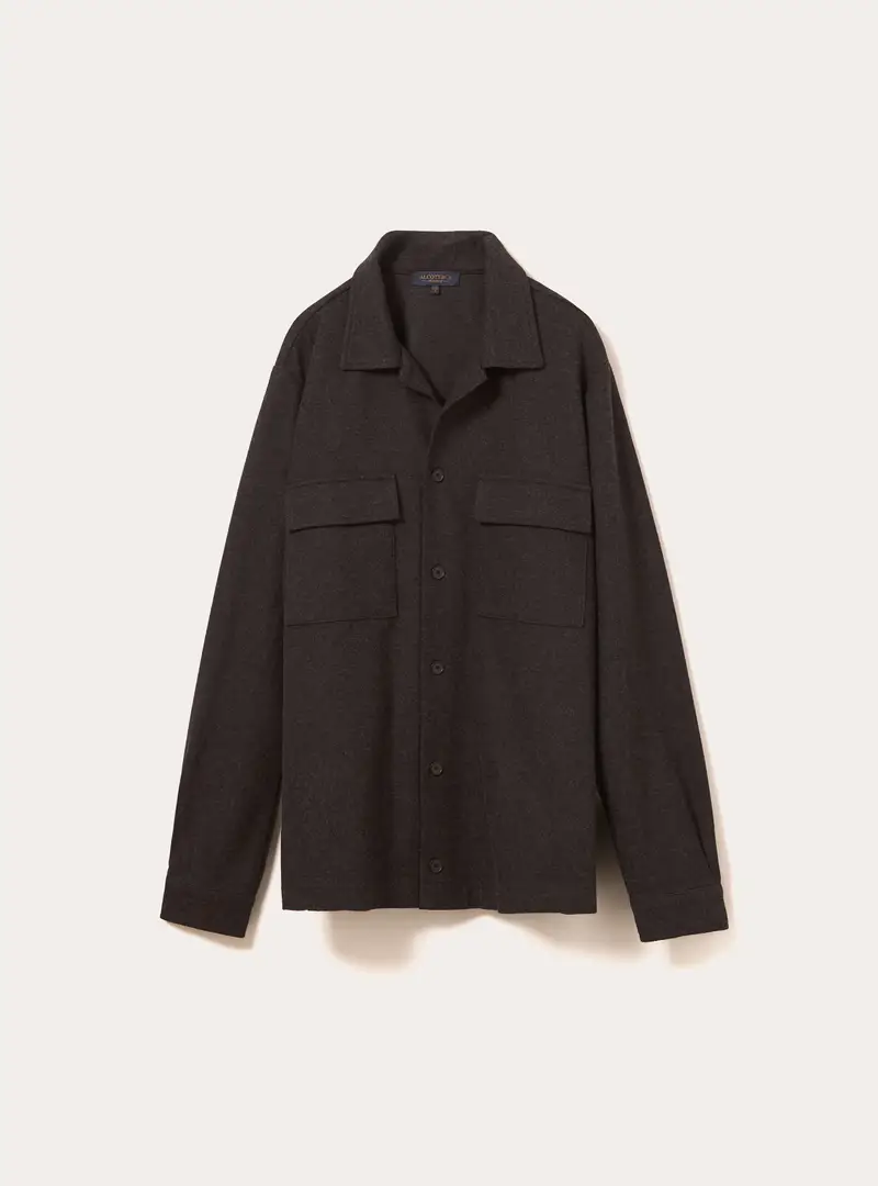 Camicia con tasconi Flannel effect