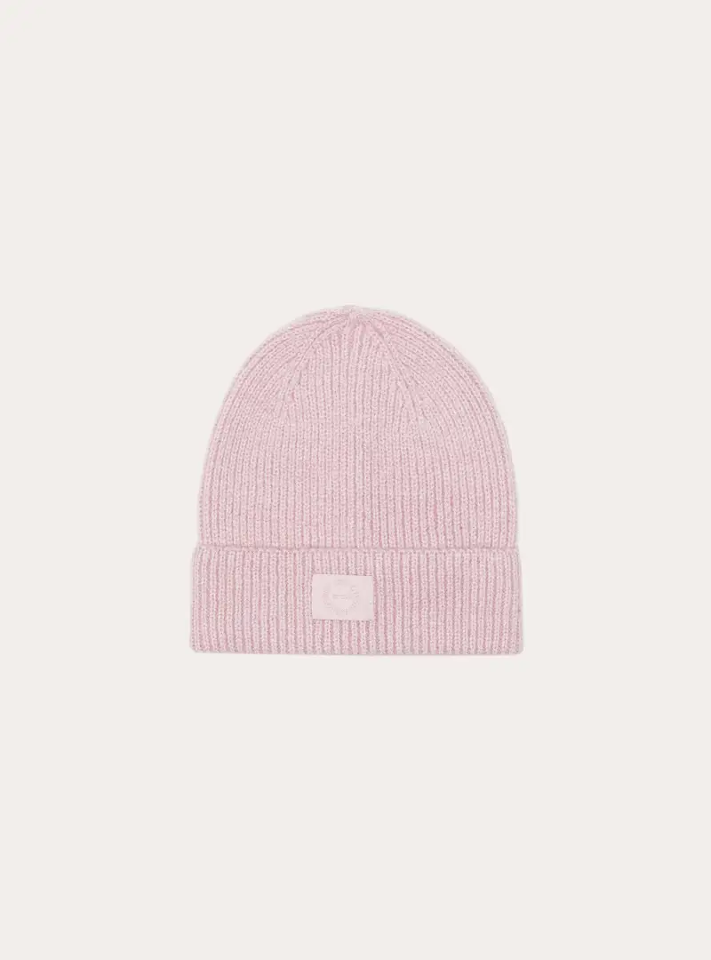 Cappello beanie con etichetta
