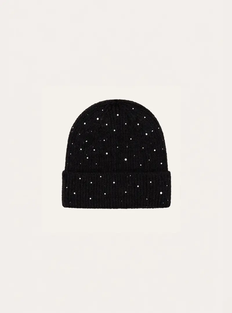 Alcott Cappello nero con strass