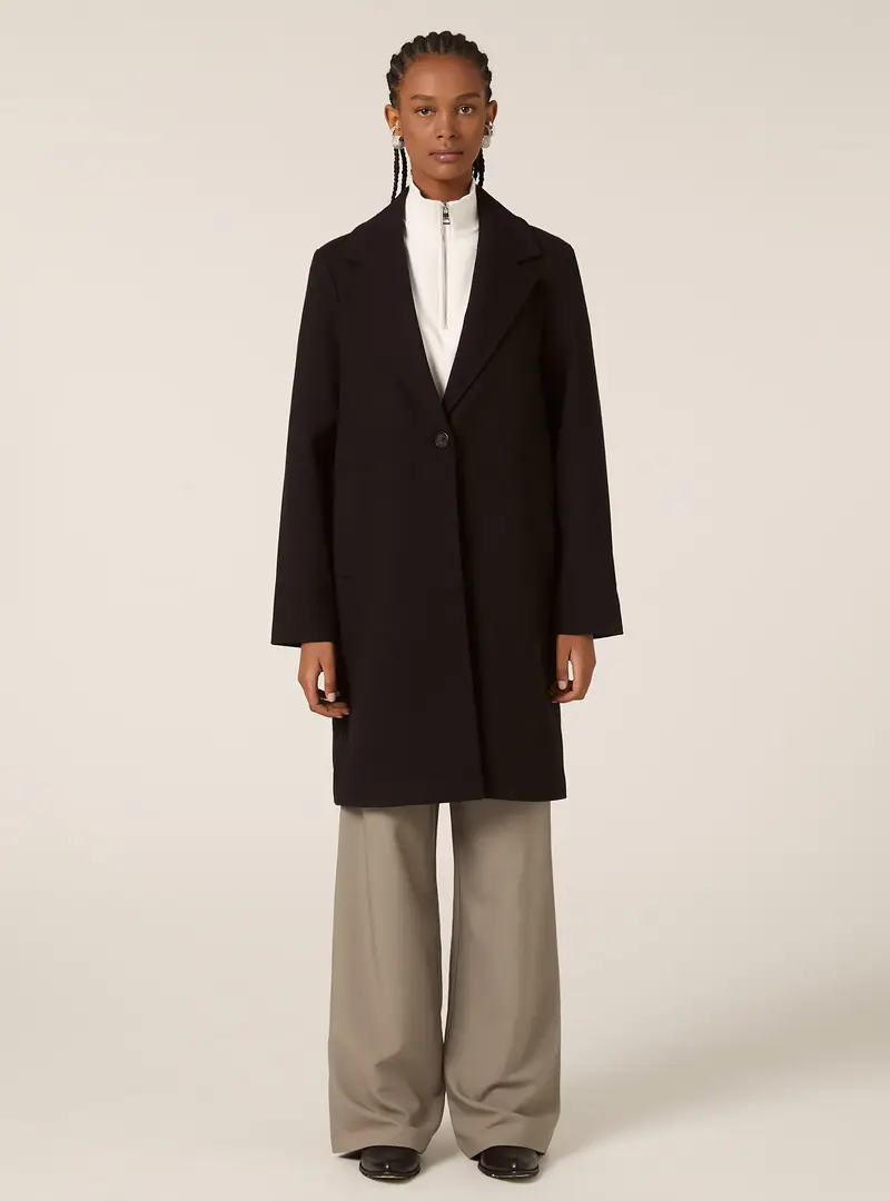 Cappotto midi monopetto