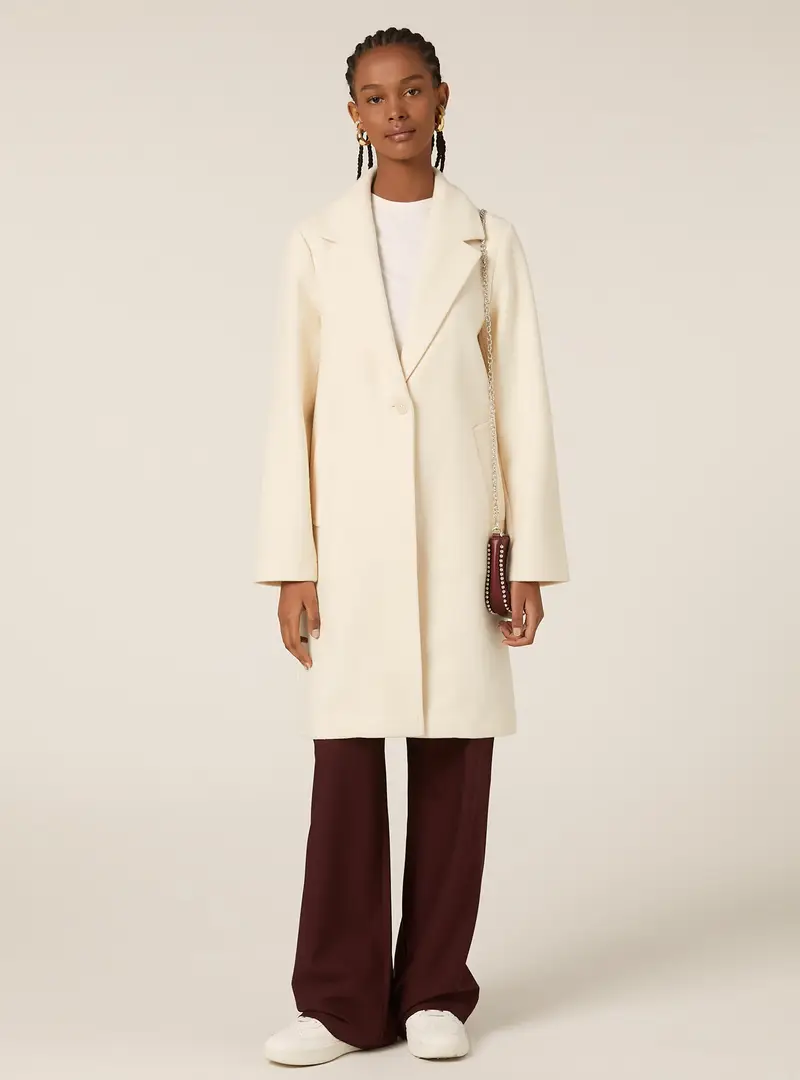 Cappotto midi monopetto