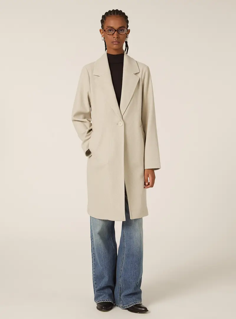 Cappotto midi monopetto