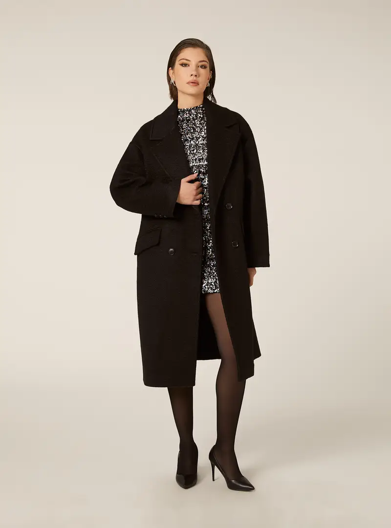 Cappotto spalla bassa BK1 BLACK