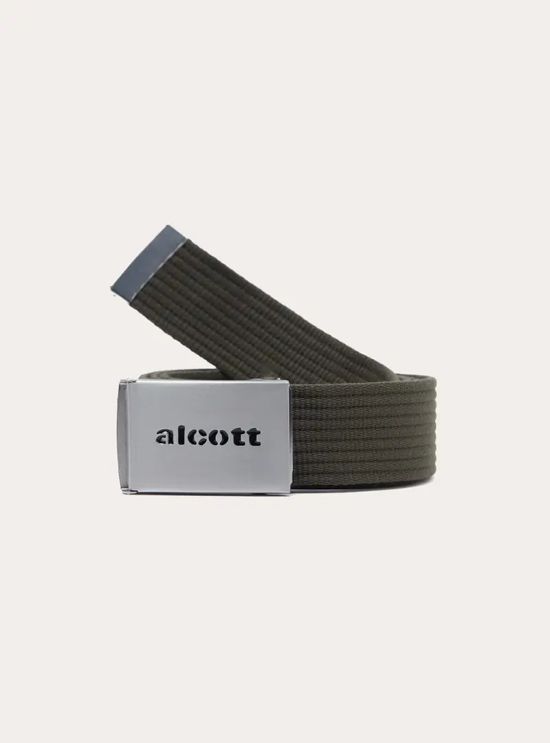 Cintura intrecciata con chiusura a scatto KY2 GREEN