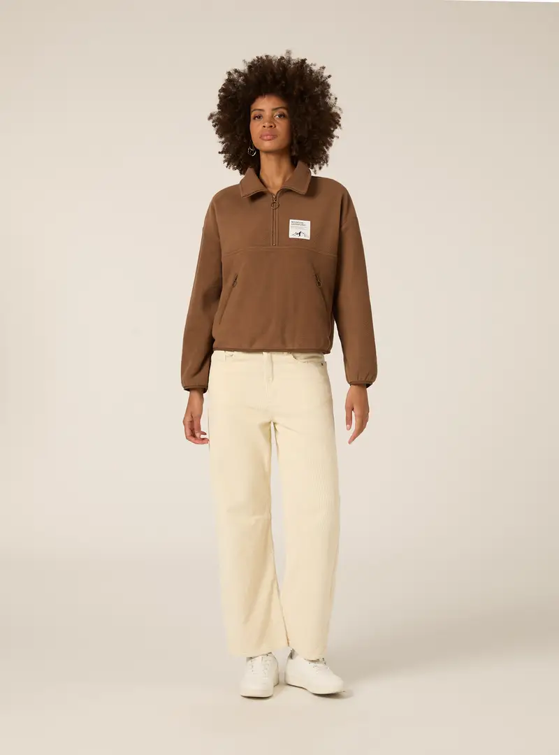 Felpa fleece adventures BR2 BROWN