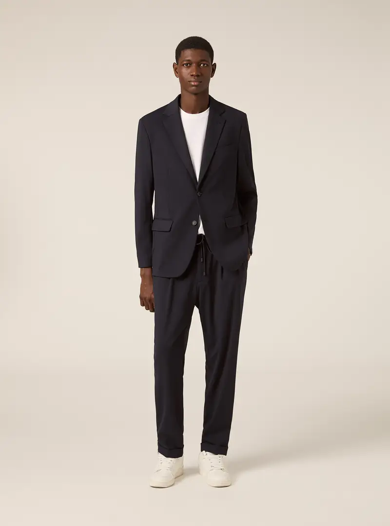 Giacca in tessuto techinco slim fit