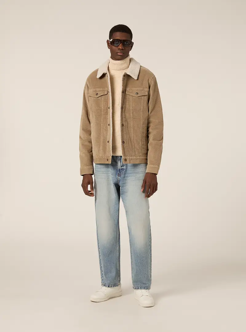 Giubbino in velluto a coste BG3 BEIGE